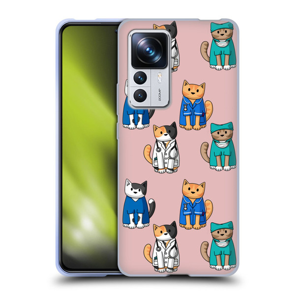 Beth Wilson Doodle Cats 2 Professionals Soft Gel Case for Xiaomi 12T Pro