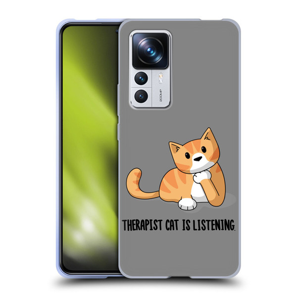 Beth Wilson Doodle Cats 2 Therapist Soft Gel Case for Xiaomi 12T Pro