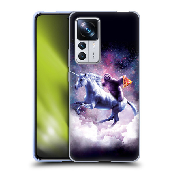 Random Galaxy Space Unicorn Ride Pizza Sloth Soft Gel Case for Xiaomi 12T Pro