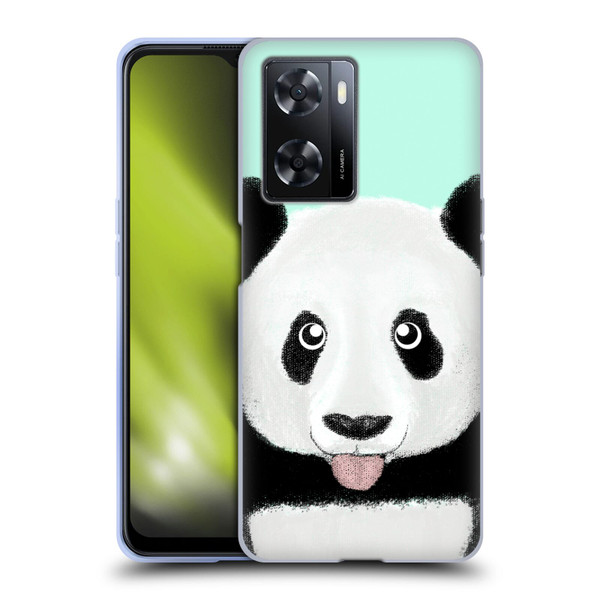 Barruf Animals The Cute Panda Soft Gel Case for OPPO A57s