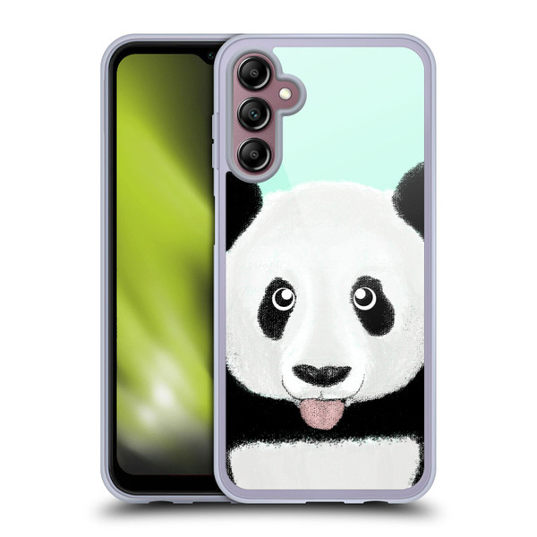 Barruf Animals The Cute Panda Soft Gel Case for Samsung Galaxy A14 5G