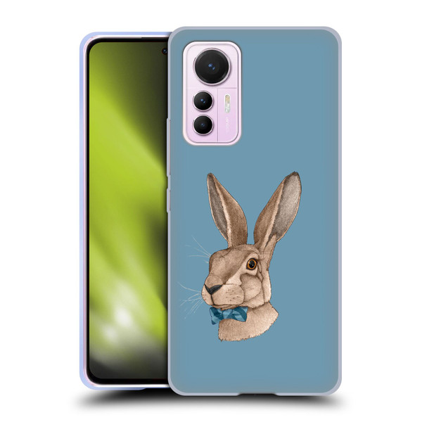Barruf Animals Hare Soft Gel Case for Xiaomi 12 Lite