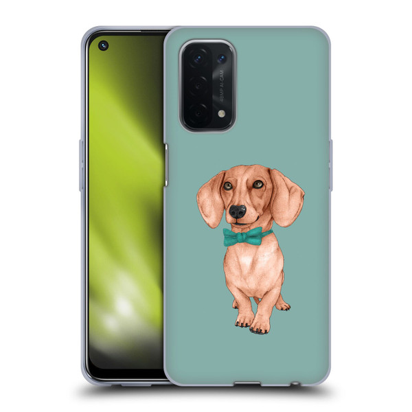 Barruf Dogs Dachshund, The Wiener Soft Gel Case for OPPO A54 5G