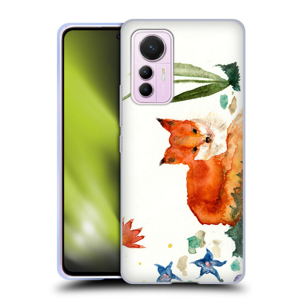 Wyanne Animals Little Fox In The Garden Soft Gel Case for Xiaomi 12 Lite