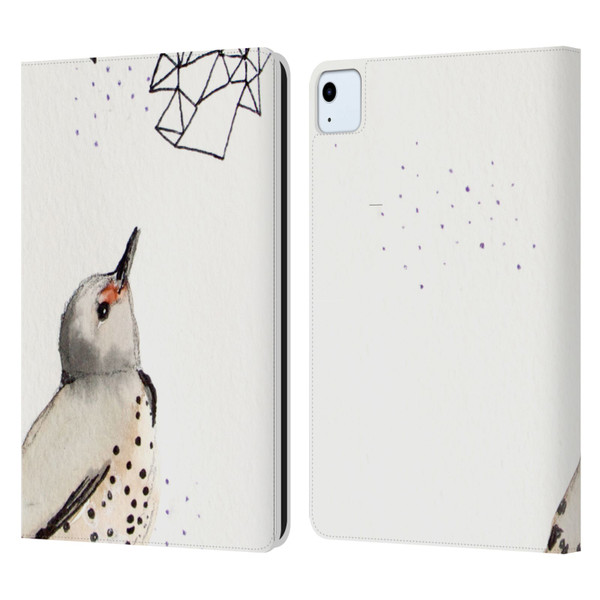 Mai Autumn Birds Northern Flicker Leather Book Wallet Case Cover For Apple iPad Air 2020 / 2022