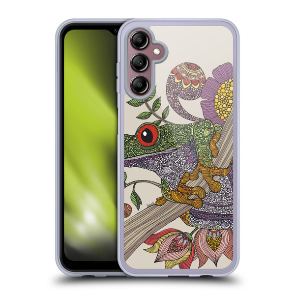 Valentina Animals And Floral Frog Soft Gel Case for Samsung Galaxy A14 5G