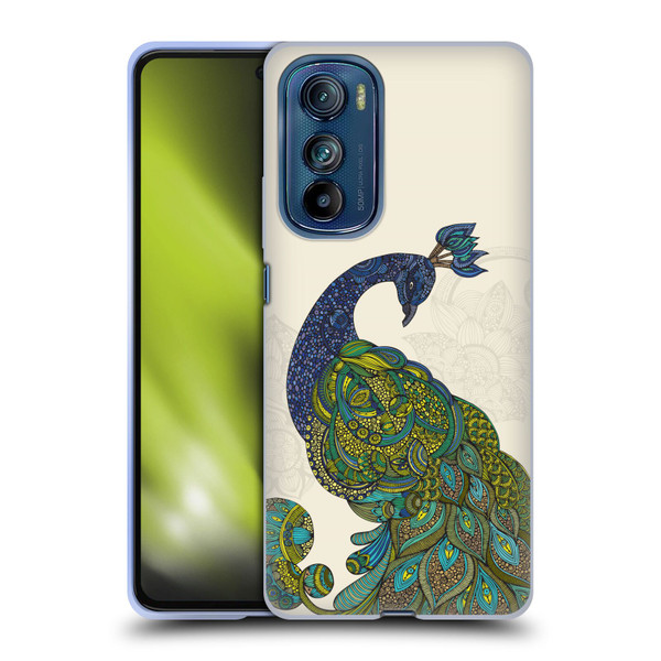 Valentina Birds Peacock Tail Soft Gel Case for Motorola Edge 30