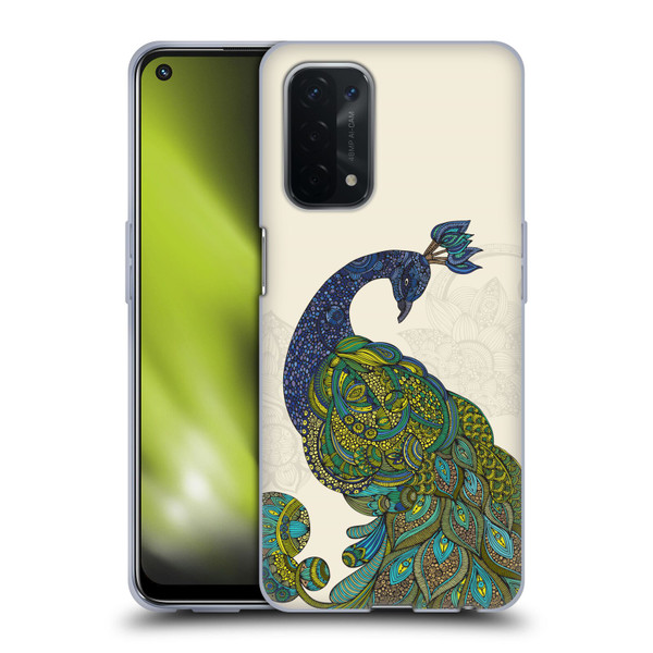 Valentina Birds Peacock Tail Soft Gel Case for OPPO A54 5G