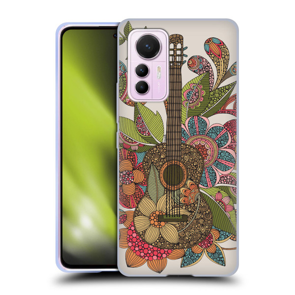 Valentina Bloom Ever Guitar Soft Gel Case for Xiaomi 12 Lite