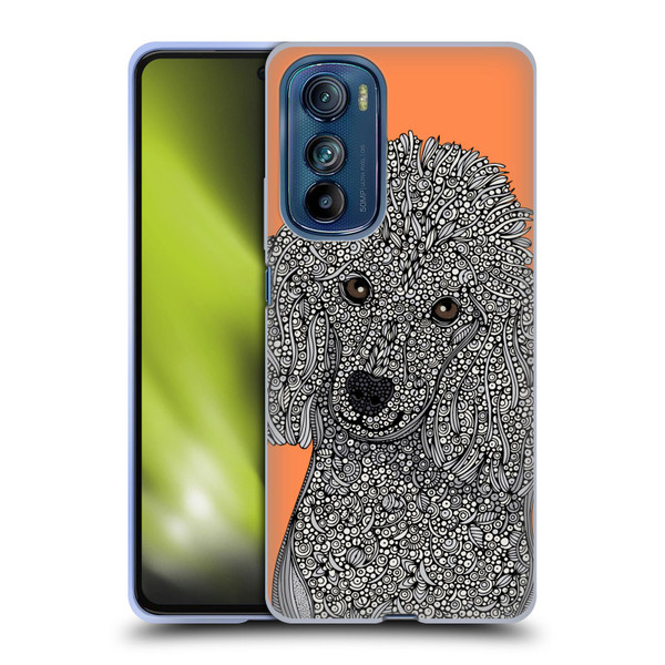 Valentina Dogs Poodle Soft Gel Case for Motorola Edge 30