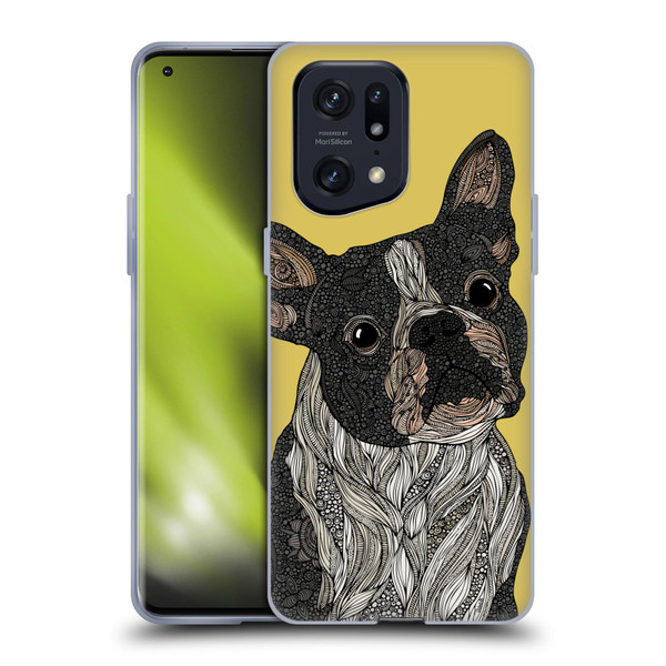 Valentina Dogs French Bulldog Soft Gel Case for OPPO Find X5 Pro
