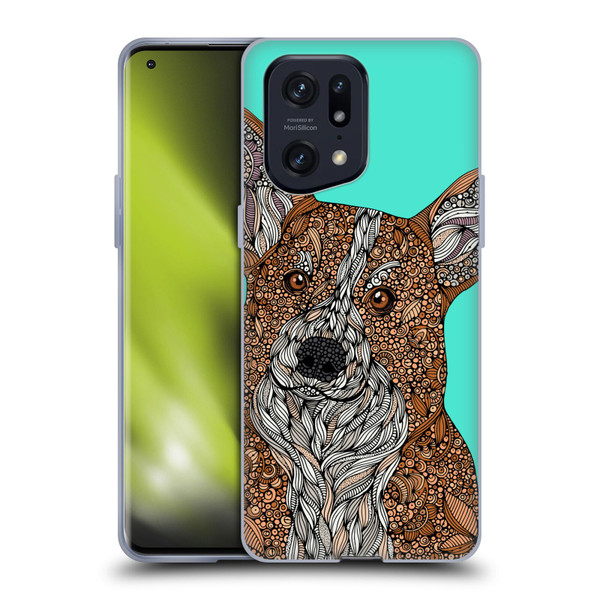 Valentina Dogs Corgi Soft Gel Case for OPPO Find X5 Pro