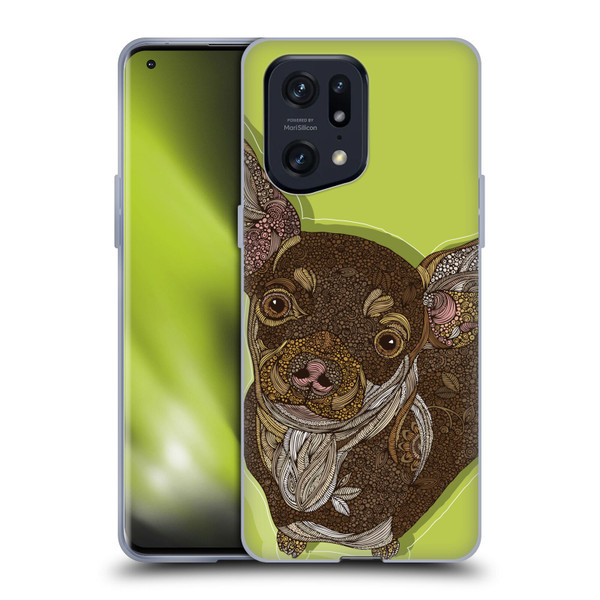 Valentina Dogs Chihuahua Soft Gel Case for OPPO Find X5 Pro