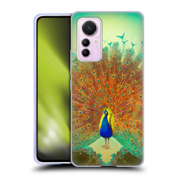 Duirwaigh Animals Peacock Soft Gel Case for Xiaomi 12 Lite