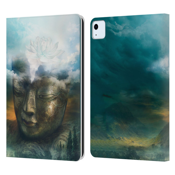 Duirwaigh God Buddha Leather Book Wallet Case Cover For Apple iPad Air 11 2020/2022/2024