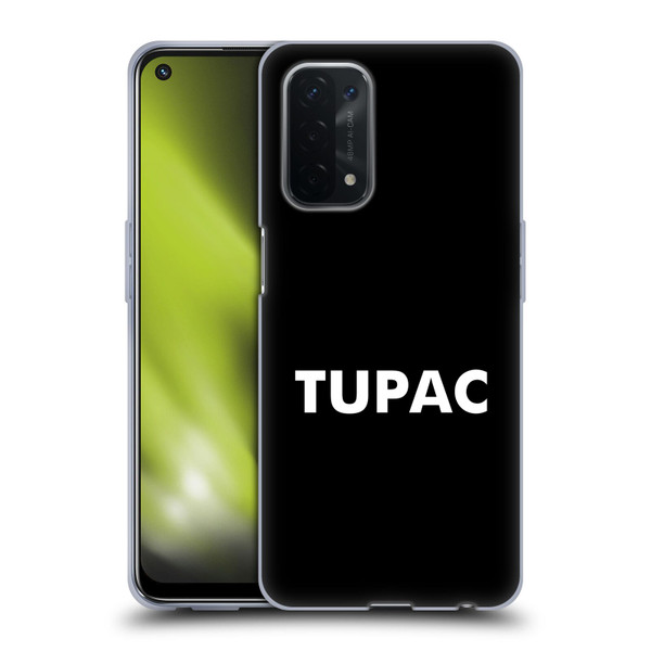 Tupac Shakur Logos Sans Serif Soft Gel Case for OPPO A54 5G