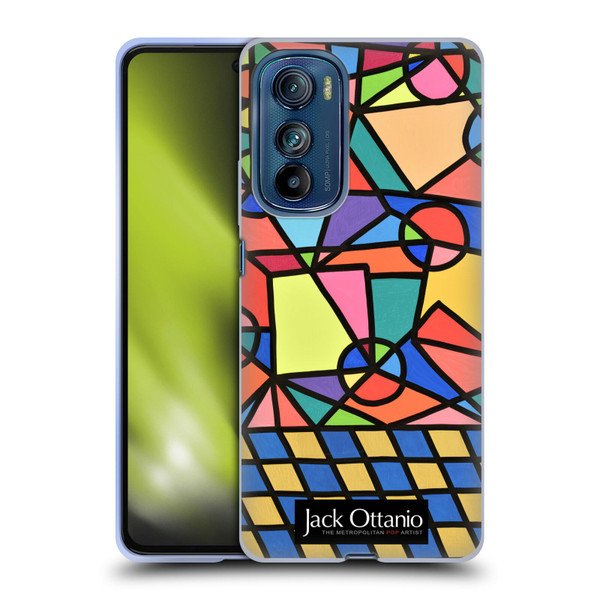 Jack Ottanio Art Caos Geometrico Organizzato Soft Gel Case for Motorola Edge 30