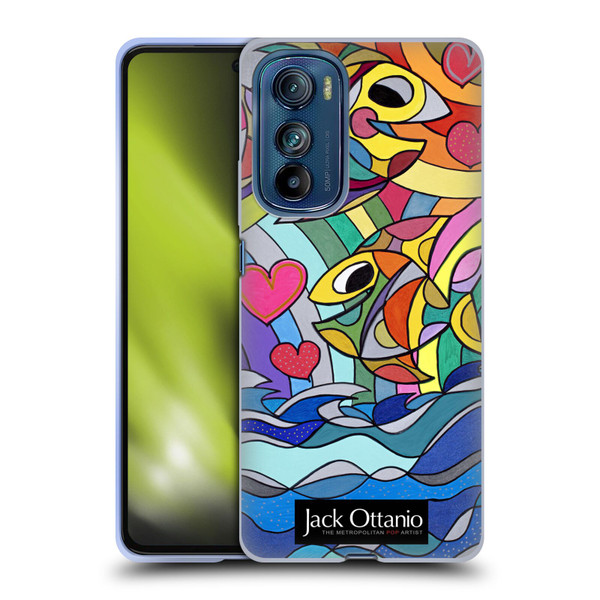 Jack Ottanio Art Happy Fishes Soft Gel Case for Motorola Edge 30