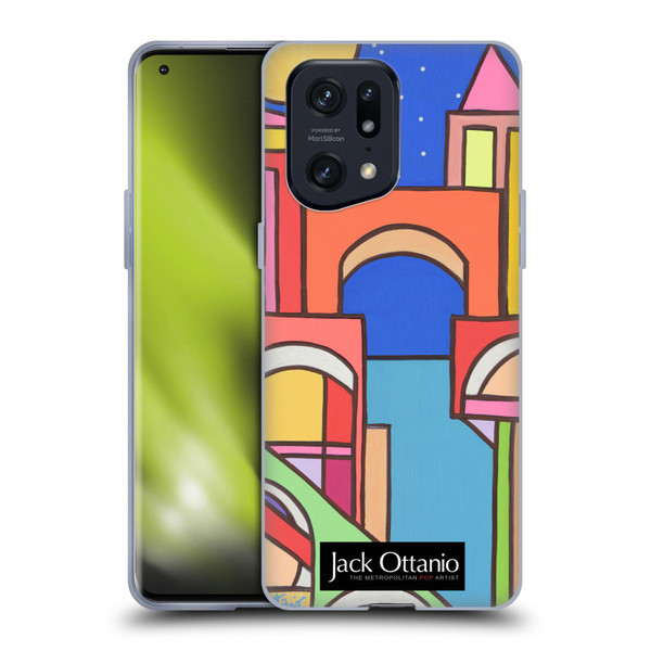 Jack Ottanio Art Borgo Arco D'argento Soft Gel Case for OPPO Find X5 Pro