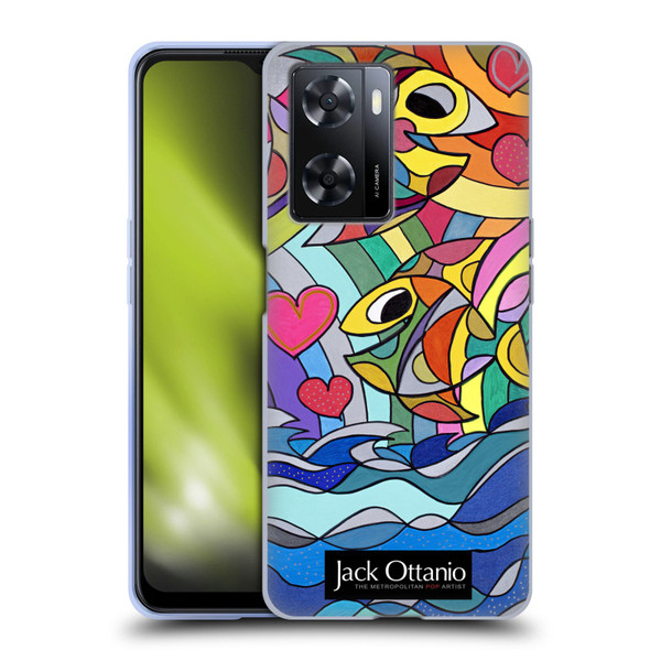 Jack Ottanio Art Happy Fishes Soft Gel Case for OPPO A57s