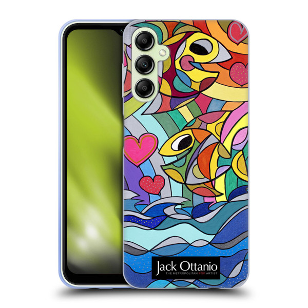 Jack Ottanio Art Happy Fishes Soft Gel Case for Samsung Galaxy A14 5G