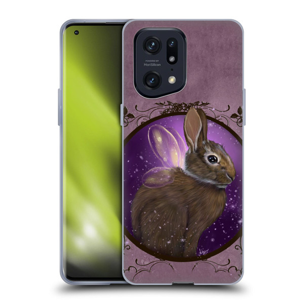 Ash Evans Animals Rabbit Soft Gel Case for OPPO Find X5 Pro