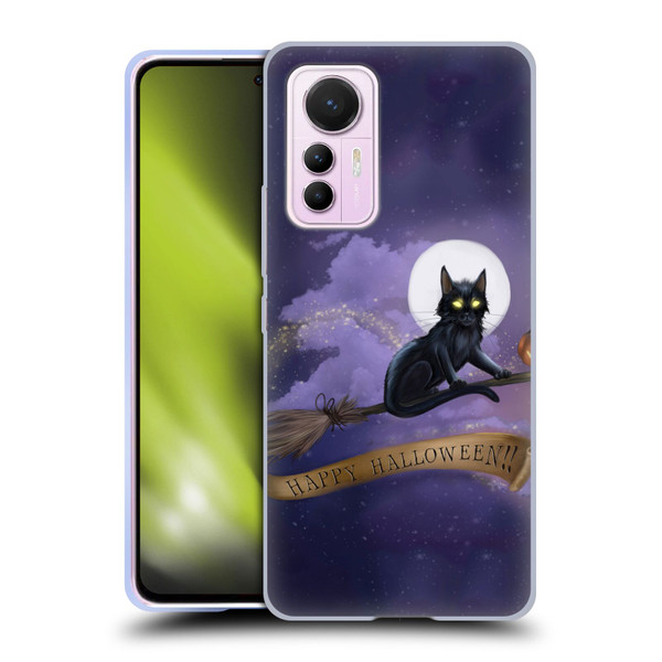 Ash Evans Black Cats Happy Halloween Soft Gel Case for Xiaomi 12 Lite