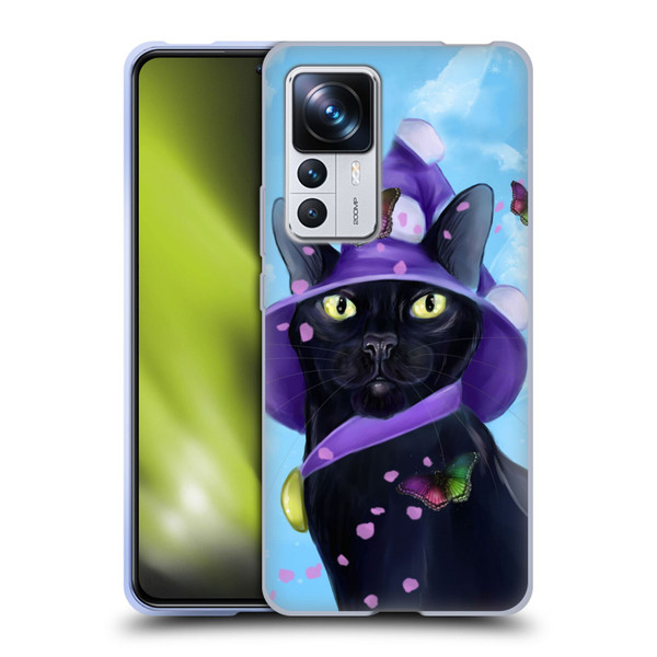 Ash Evans Black Cats Butterfly Sky Soft Gel Case for Xiaomi 12T Pro