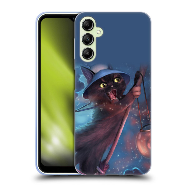 Ash Evans Black Cats 2 Magical Witch Soft Gel Case for Samsung Galaxy A14 5G