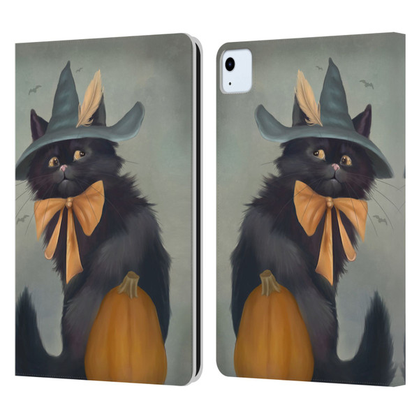 Ash Evans Black Cats 2 Familiar Feeling Leather Book Wallet Case Cover For Apple iPad Air 11 2020/2022/2024