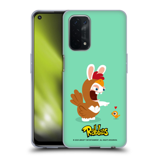 Rabbids Costumes Chicken Soft Gel Case for OPPO A54 5G