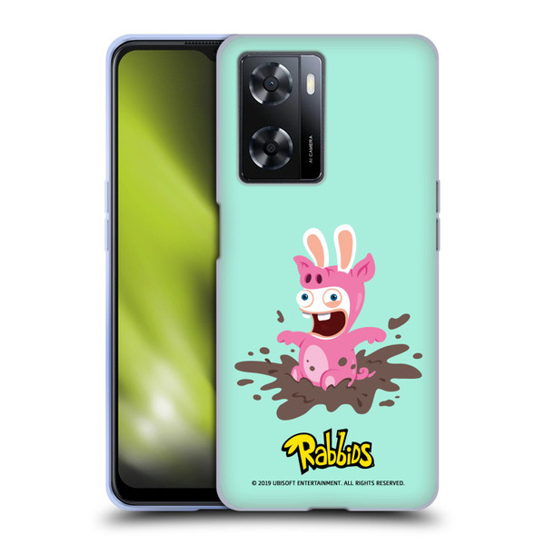 Rabbids Costumes Pig Soft Gel Case for OPPO A57s
