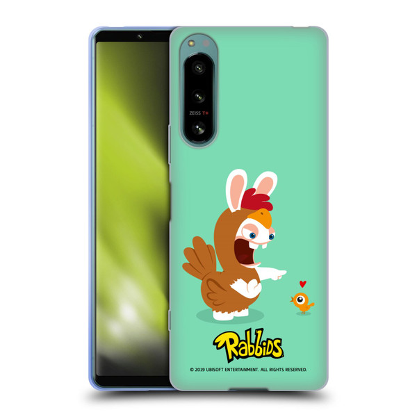 Rabbids Costumes Chicken Soft Gel Case for Sony Xperia 5 IV