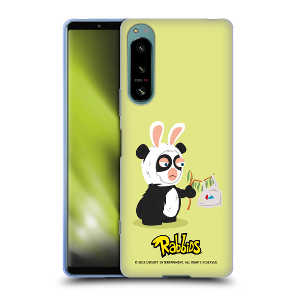 Rabbids Costumes Panda Soft Gel Case for Sony Xperia 5 IV