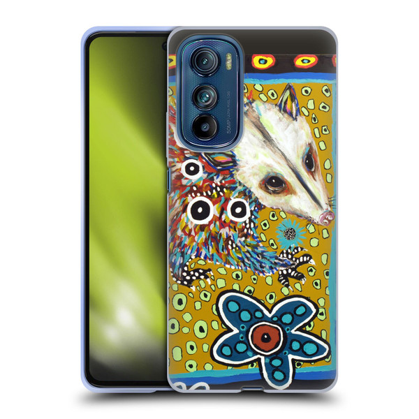 Mad Dog Art Gallery Animals Possum Soft Gel Case for Motorola Edge 30