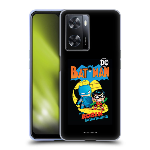 Super Friends DC Comics Toddlers Comic Covers Batman And Robin Soft Gel Case for OPPO A57s