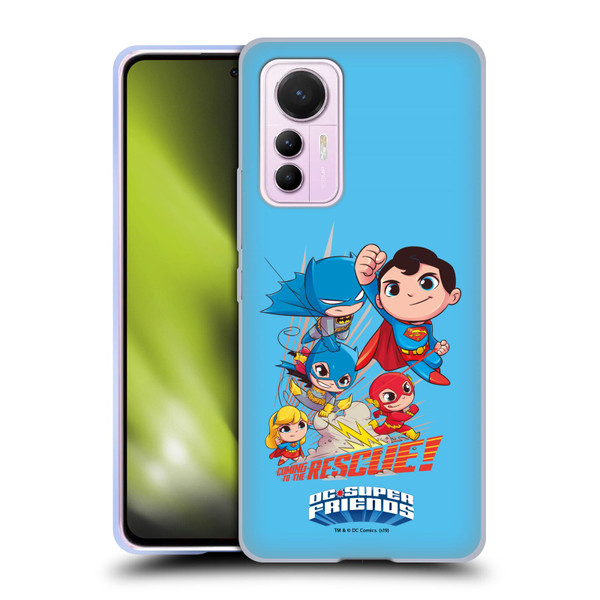 Super Friends DC Comics Toddlers Composed Art Group 1 Soft Gel Case for Xiaomi 12 Lite