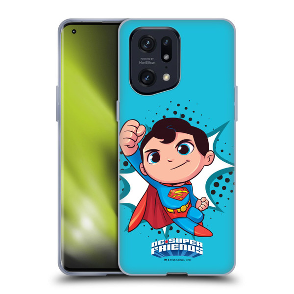 Super Friends DC Comics Toddlers 1 Superman Soft Gel Case for OPPO Find X5 Pro