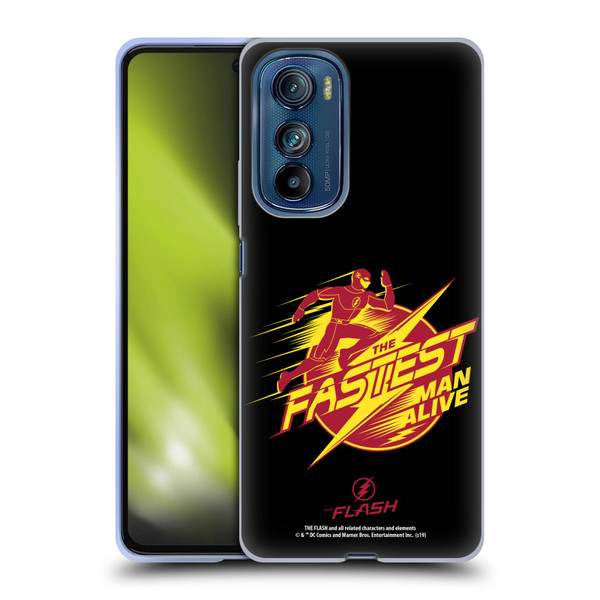 The Flash TV Series Graphics Barry Fastest Man Alive Soft Gel Case for Motorola Edge 30