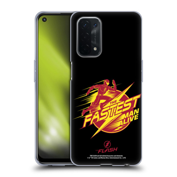 The Flash TV Series Graphics Barry Fastest Man Alive Soft Gel Case for OPPO A54 5G