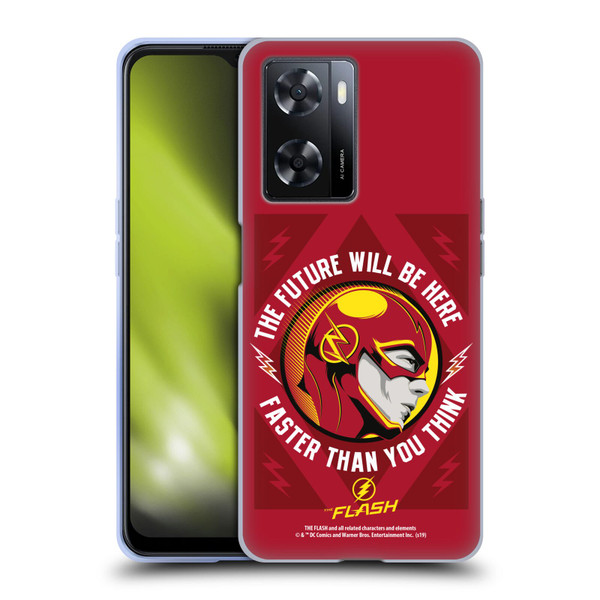 The Flash TV Series Graphics Barry Faster Soft Gel Case for OPPO A57s