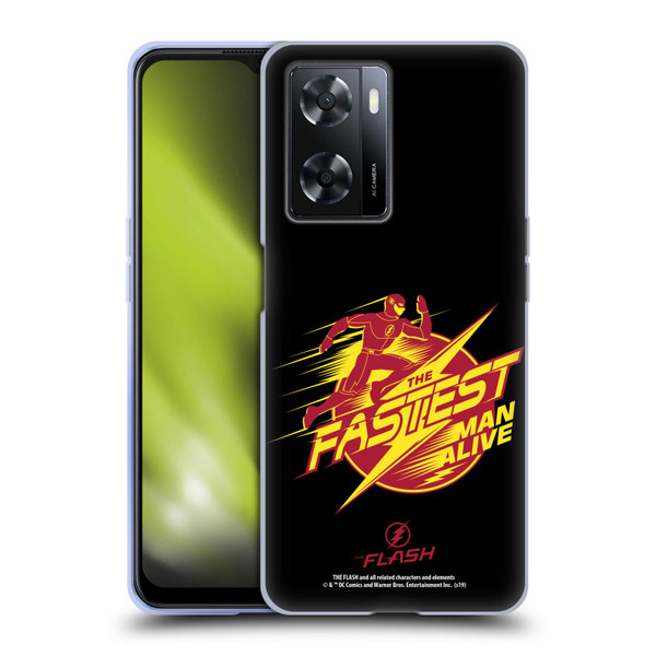 The Flash TV Series Graphics Barry Fastest Man Alive Soft Gel Case for OPPO A57s