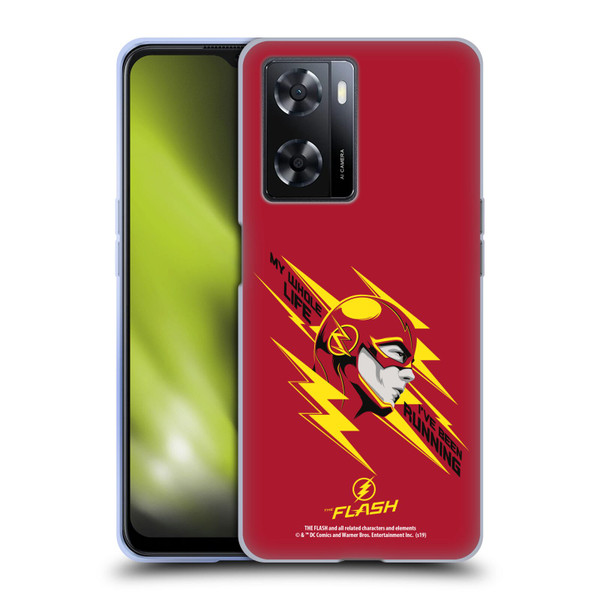 The Flash TV Series Graphics Barry Head Soft Gel Case for OPPO A57s