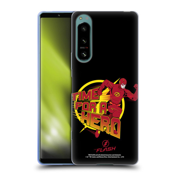 The Flash TV Series Graphics Barry Hero Soft Gel Case for Sony Xperia 5 IV