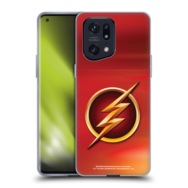 The Flash TV Series Logos Red Soft Gel Case for OPPO Find X5 Pro