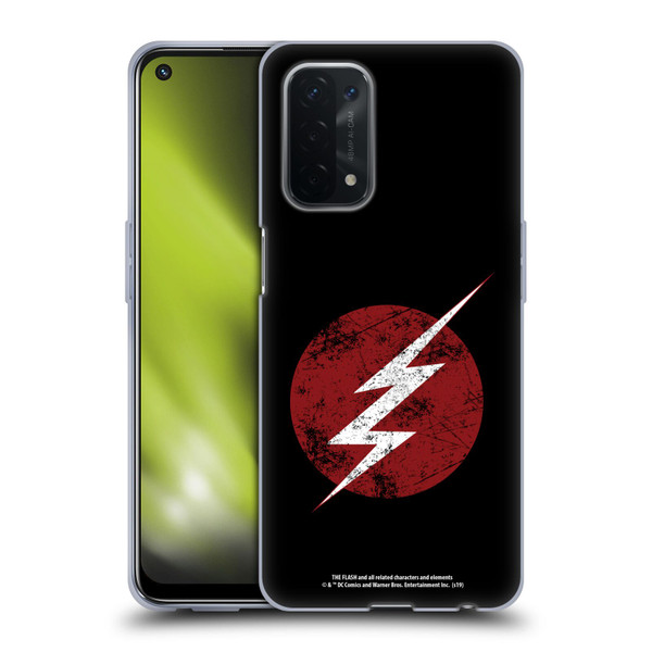 The Flash TV Series Logos Distressed Look Soft Gel Case for OPPO A54 5G