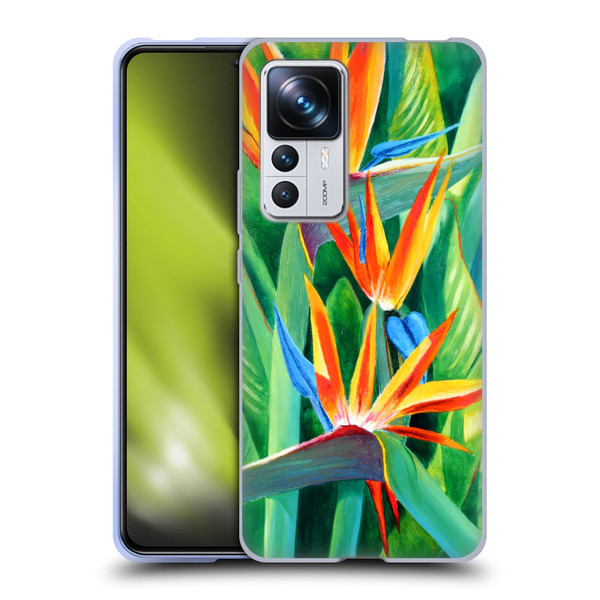 Graeme Stevenson Assorted Designs Birds Of Paradise Soft Gel Case for Xiaomi 12T Pro