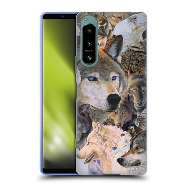 Graeme Stevenson Wildlife Wolves 1 Soft Gel Case for Sony Xperia 5 IV