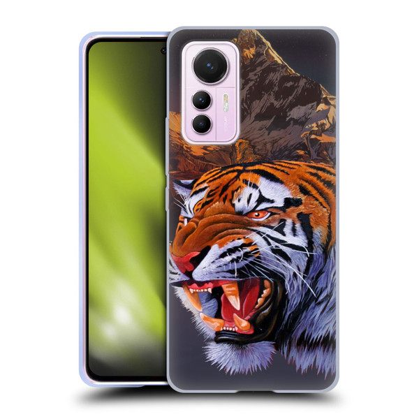Graeme Stevenson Wildlife Tiger Soft Gel Case for Xiaomi 12 Lite