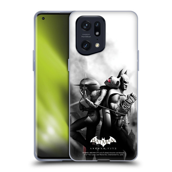 Batman Arkham City Key Art Catwoman Soft Gel Case for OPPO Find X5 Pro